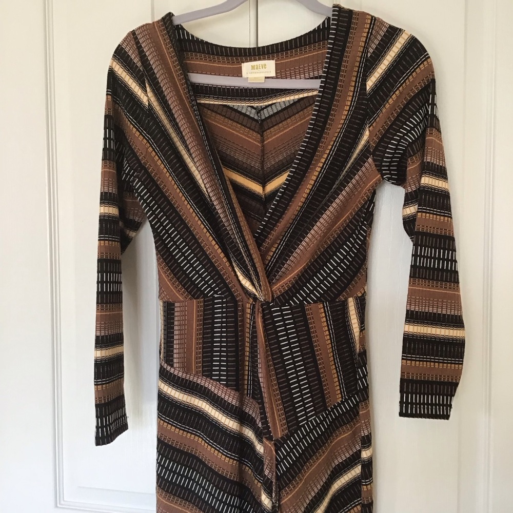 Anthropologie Striped Multicolor Maxi Dress - Picture 3 of 6